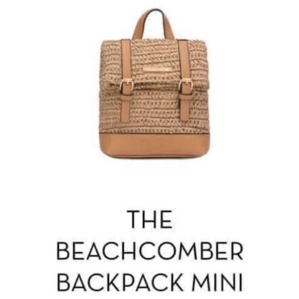 BNIP Beachcomber Mini Woven Backpack By Poppy and Peonies - Picture 5 of 9